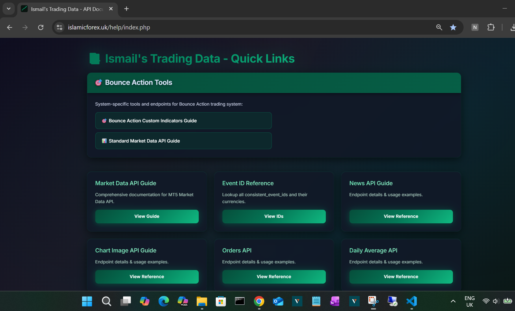 Trading VPS Website Dashboard